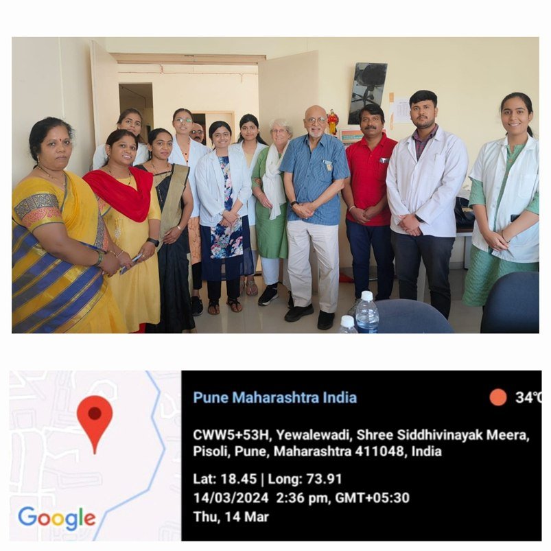 School screening eye camp at Mahatma Jyotirao Phule High School