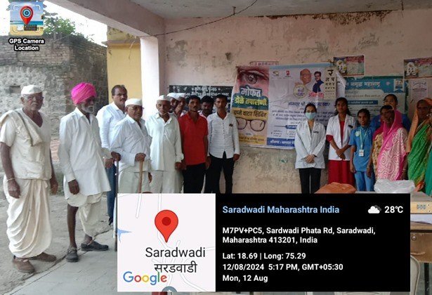 Karjat and Jamkhed mega eye health screening camp