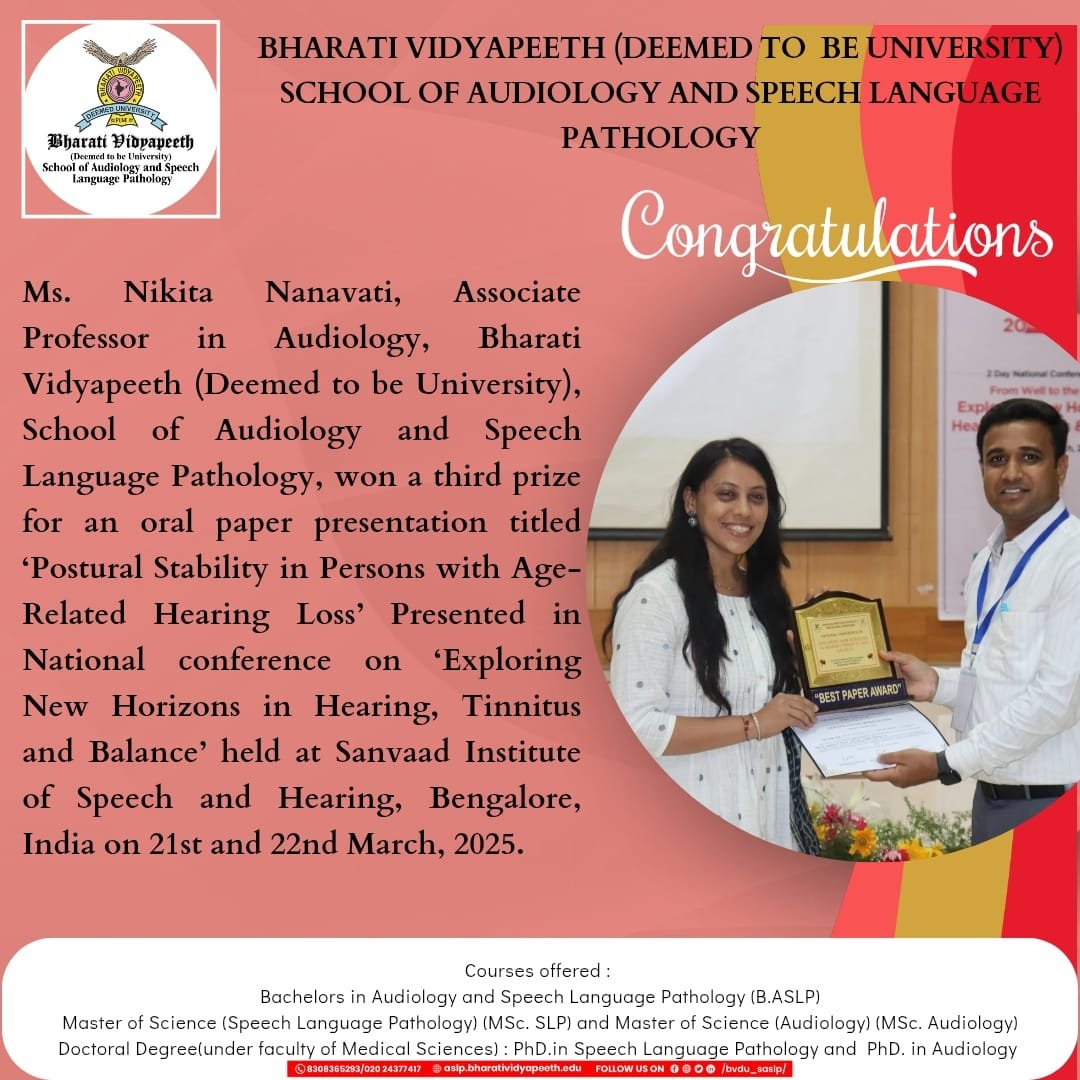 School of Audiology and Speech Language Pathology, Pune 2