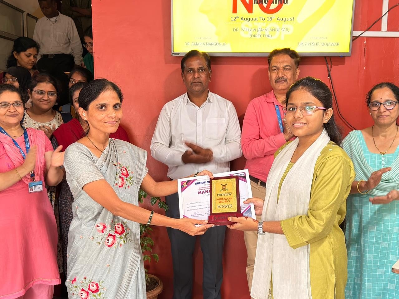 Prize Distribution Ceremony of Anti-Ragging Poster Making Competition