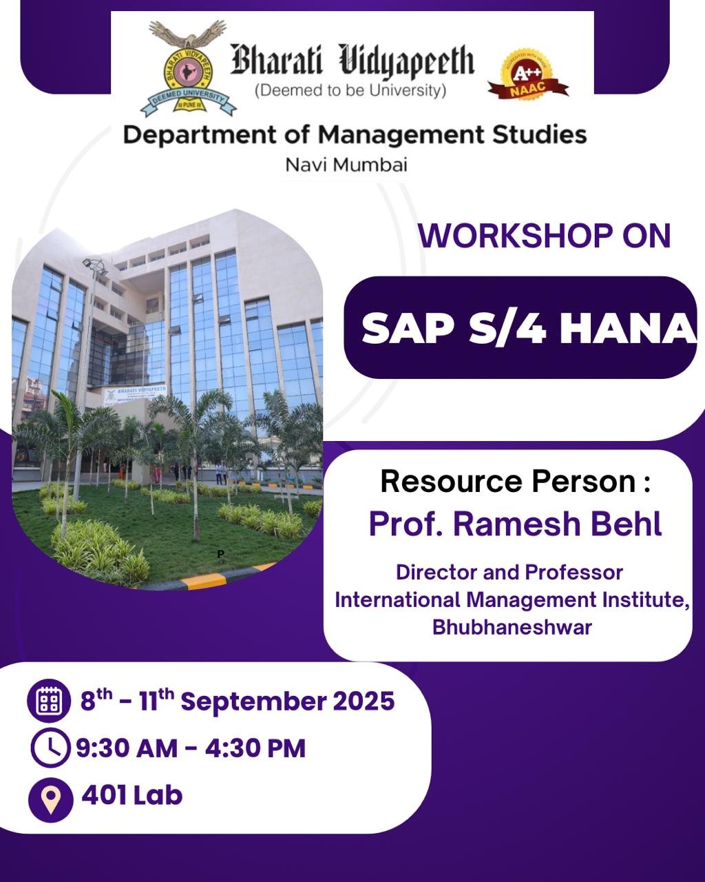 SAP S4/HANA – Phase 1