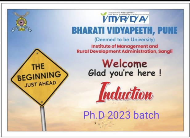 Induction Program of PhD 2023 Batch